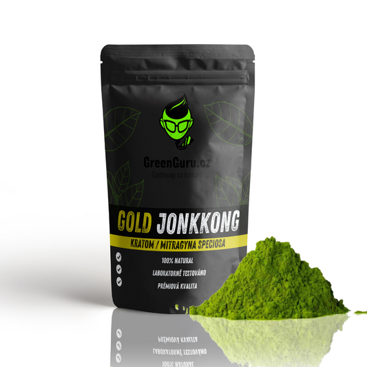 žlutý kratom prášek